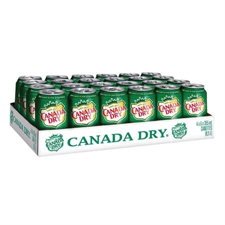 Boissons Gazéifiées 355 Ml. Canada Dry Soda Gingembre 3 Boissons Gazéifiées 355 Ml. Canada Dry Soda Gingembre