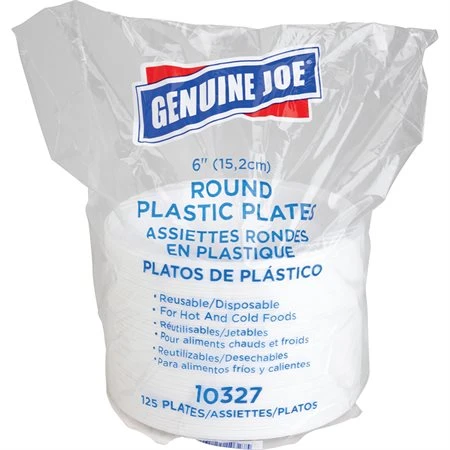 Assiettes Rondes En Plastique Blanc 6 Po 3 Assiettes Rondes En Plastique Blanc 6 Po