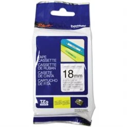 3M Ruban D'impression P-Touch TZe 18 Mm Noir Sur Blanc -Espace Mobilier Soldes 164772 B 2