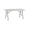 TABLE RECTANG. PLIANTE 60'' GRANIT 2 TABLE RECTANG. PLIANTE 60'' GRANIT -Espace Mobilier Soldes 25300 pd