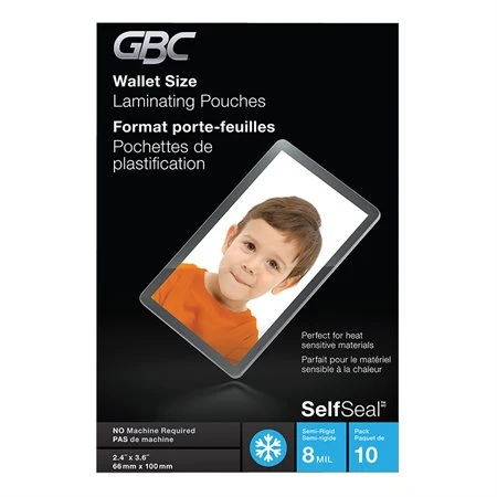 GBC® Pochettes Autoadhésives SelfSeal™ Repositionnable, Paquet De 5 Lettre 11-9 / 16 X 9-1 / 6" 3 GBC® Pochettes Autoadhésives SelfSeal™ Repositionnable, Paquet De 5 Lettre 11-9 / 16 X 9-1 / 6"