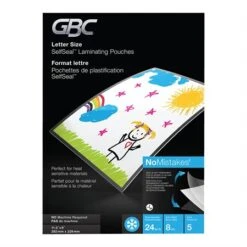 GBC® Pochettes Autoadhésives SelfSeal™ Repositionnable, Paquet De 5 Lettre 11-9 / 16 X 9-1 / 6" 7 GBC® Pochettes Autoadhésives SelfSeal™ Repositionnable, Paquet De 5 Lettre 11-9 / 16 X 9-1 / 6" -Espace Mobilier Soldes 268193 B