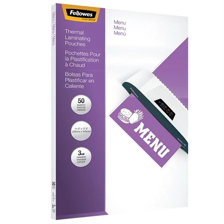 Fellowes Pochettes De Plastification 5 Mil. Légal 9 X 14,5" (100) 9 Fellowes Pochettes De Plastification 5 Mil. Légal 9 X 14,5" (100) – Image 7