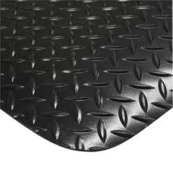 Tapis Anti-fatigue Industriel En Tôle De Pont 24 X 36 Po. Noir