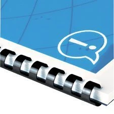 Boudin De Reliure CombBind® 2 Po. (500 Feuilles ), Boîte De 50. Noir