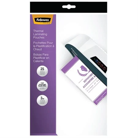 Fellowes Pochettes De Plastification 5 Mil. Lettre 9 X 11,5" (100) 4 Fellowes Pochettes De Plastification 5 Mil. Lettre 9 X 11,5" (100) – Image 2