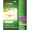 Avery Étiquettes De Classement TrueBlock™ Paquet De 600, 20 Feuilles. Vert