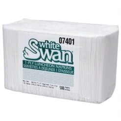 Serviettes De Table White Swan®