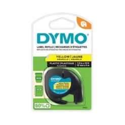 DYMO Ruban D'impression LetraTag Papier Noir Sur Blanc -Espace Mobilier Soldes 604561 B 1