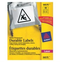 Avery Étiquettes Durables Blanches TrueBlock™ 1-3 / 4 X 1-1 / 4" (1600) -Espace Mobilier Soldes 713727 B