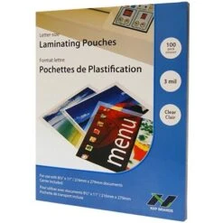 Pochettes De Plastification à Chaud 3 Mil 3 Mil.