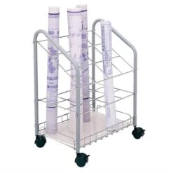 Classeur Mobile Pour Plans 12 Compartiments, 3-3 / 4 X 3-3 / 4".