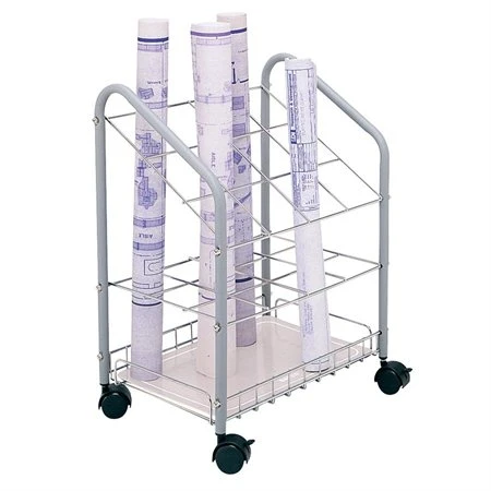 Classeur Mobile Pour Plans 12 Compartiments, 3-3 / 4 X 3-3 / 4". 3 Classeur Mobile Pour Plans 12 Compartiments, 3-3 / 4 X 3-3 / 4".