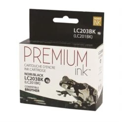 Encre Premium Compatible Brother LC203BKS XL