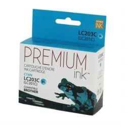 Cartouche Jet D’encre Compatible Brother LC203 Cyan