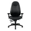 FAUTEUIL OBUSFORME SIMILI-CUIR NOIR 1 FAUTEUIL OBUSFORME SIMILI-CUIR NOIR -Espace Mobilier Soldes GY 1240 3 G3 RL33 1 B