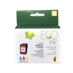 CARTOUCHE REMAN. ECOINK 67XL COULEUR