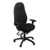 FAUTEUIL DOS HAUT TISSU NOIR -Espace Mobilier Soldes GY 8669WA54 1 B