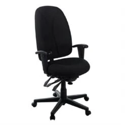 FAUTEUIL MARTINI DOSSIER HAUT NOIR